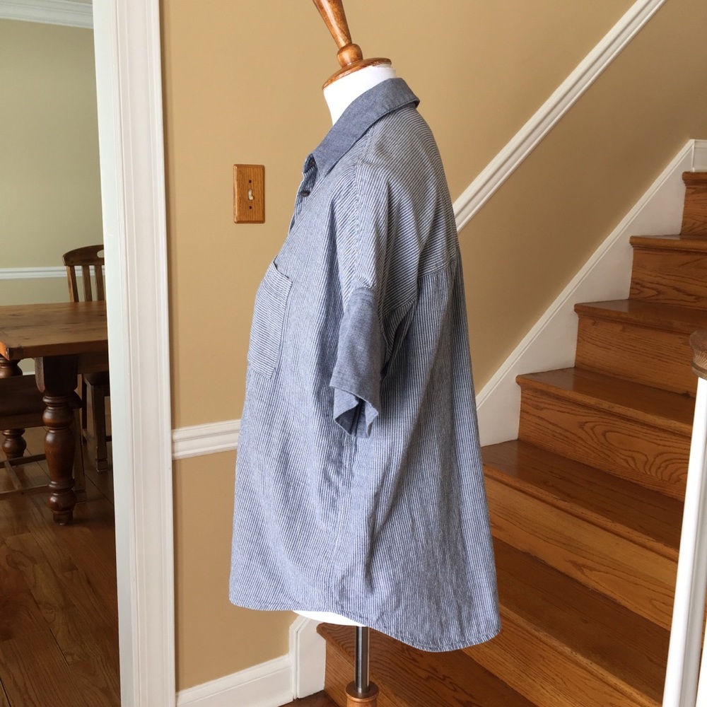 Madewell Courier Shirt in Lilydale Stripe - Picture 3 of 7